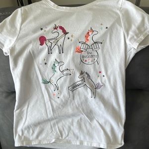 Girls size 10-12 The Musicorns tee